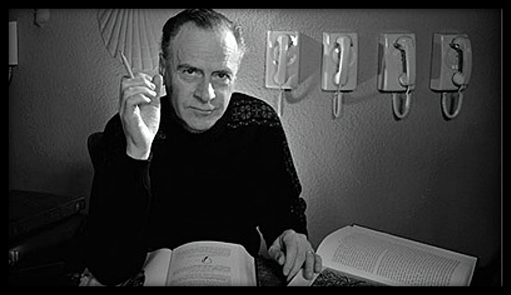 Iconic portrait of Marshall McLuhan by Yousuf Karsh.