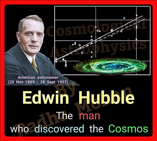 Data visualization of Hubble cosmology.