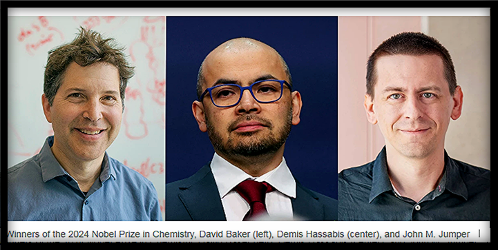 Portrait of the 2024 Nobel Laureates in Science.