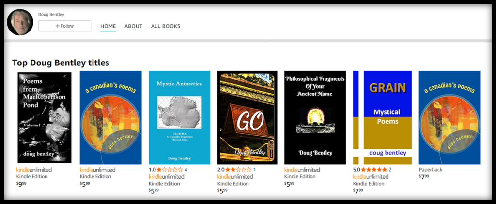 Author Page on Amazon USA